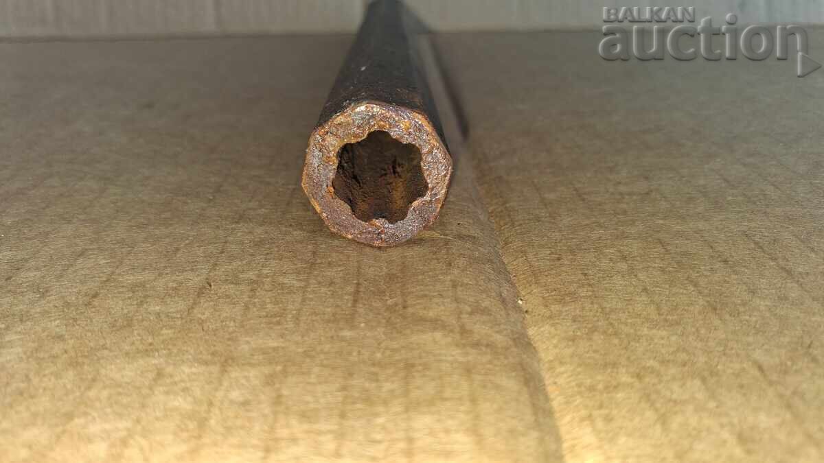 Auction  Antique rifled forged barrel for a flintlock pistol