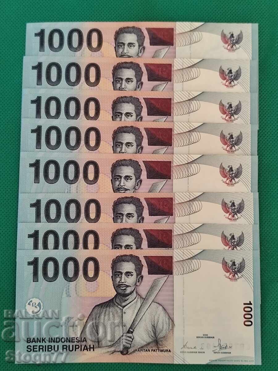 1000 рупия Индонезия UNC
