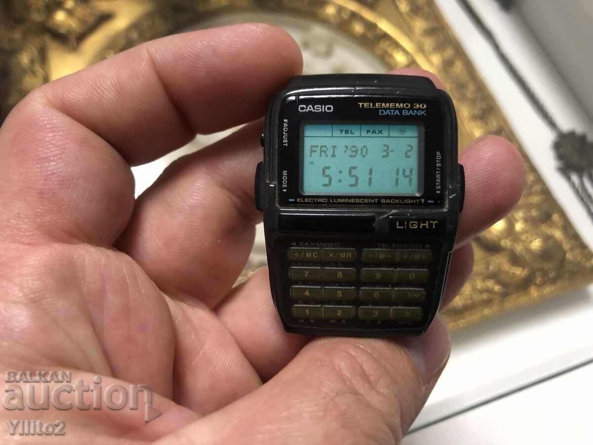 Ρολόι Casio Telememo 30 Data Bank με τιμή € 15.00 | 29.34 BGN