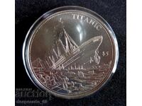 (¯`'•.¸ 5 dolari 2004 LIBERIA UNC ¸.•'´¯)