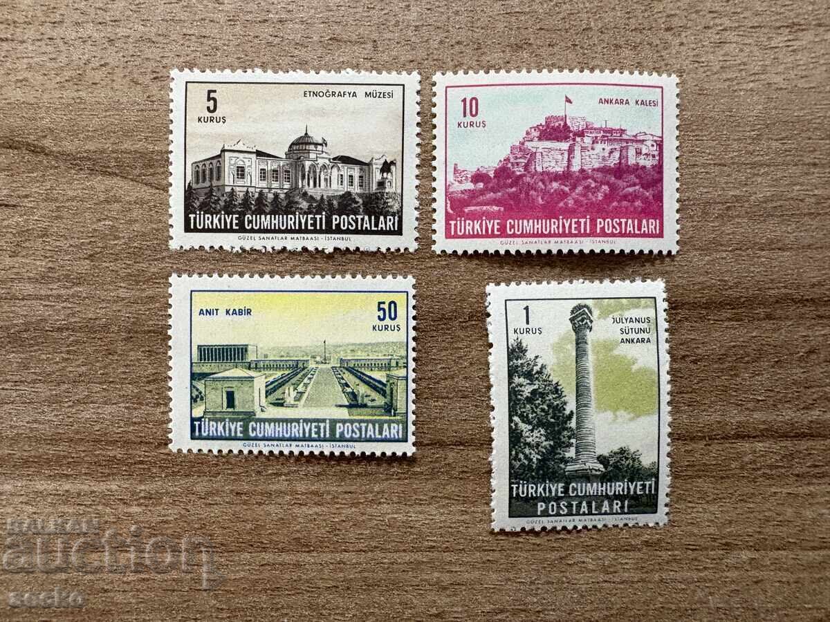 Turkey - Buildings in Ankara (1963) MNH
