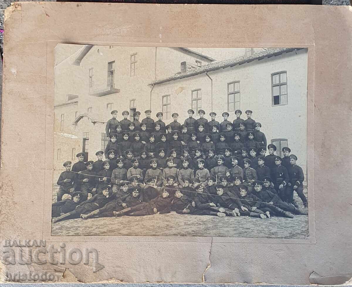 Стара Царска военна снимка,фотография картон с цена € 20.00 | 39.12 лв.