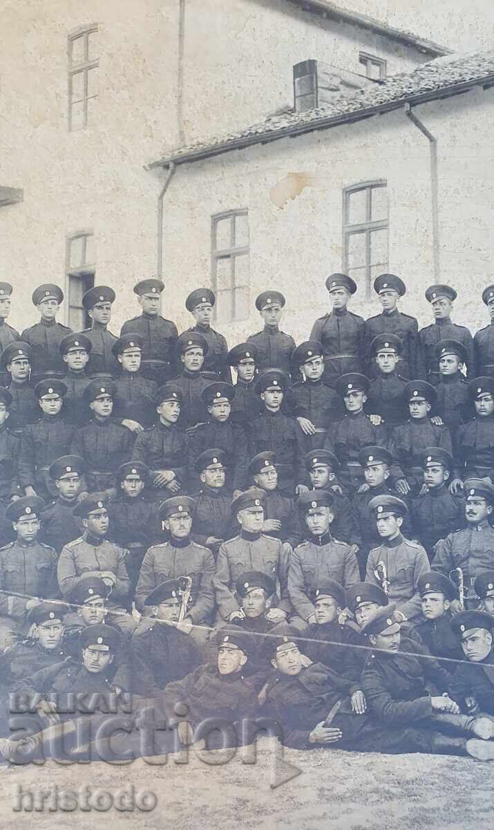 Аукцион Стара Царска военна снимка,фотография картон