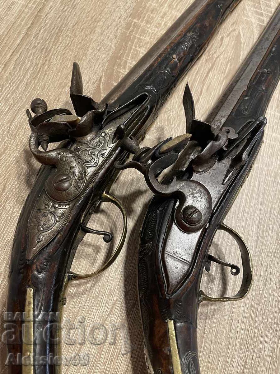 Pistoale cu cremene, pușcă de vânătoare, carabină - 6 Pistoale cu cremene, pușcă de vânătoare, carabină - 6