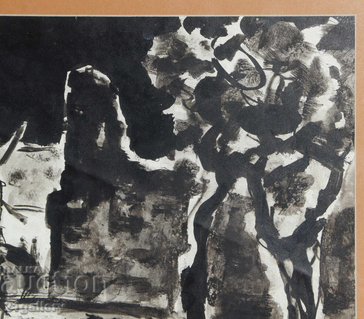 Naĭden Petkov (1918 - 1989) tush gradski peĭzazh - 7