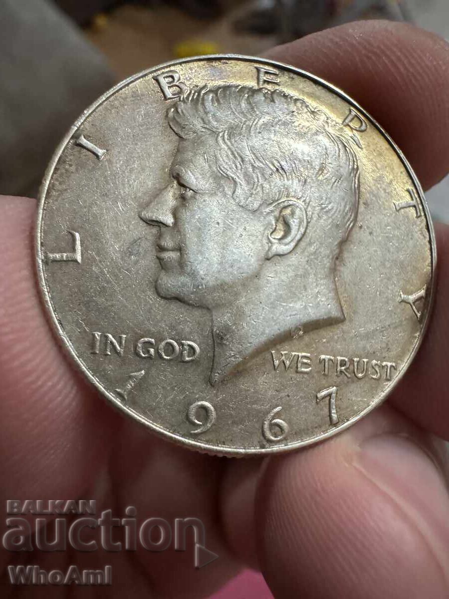 Jumătate de dolar Kennedy 1967