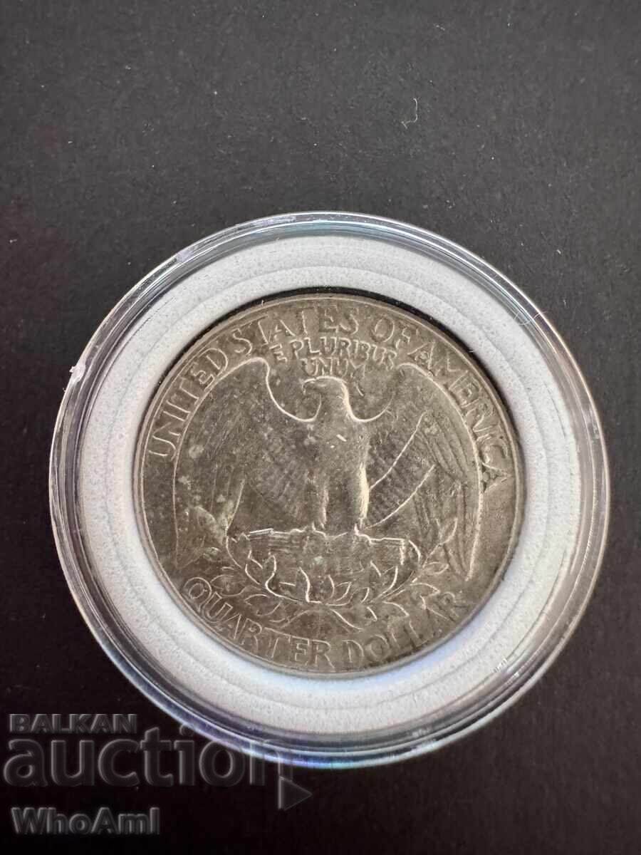 1/4 Δολαρίου Washington Quarter - 1989 με τιμή € 0.95 | 1.86 BGN