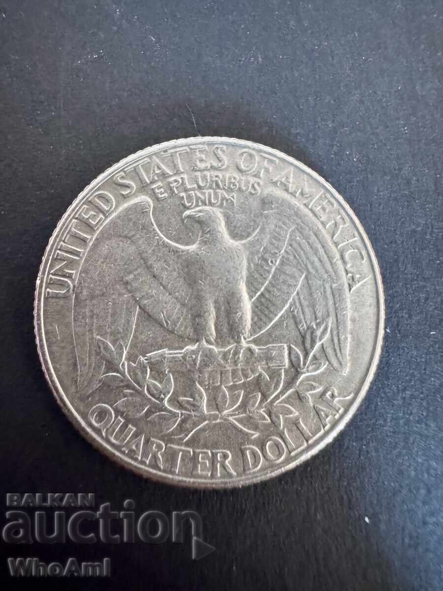 1/4 Washington Quarter dollar - 1991 с цена € 1.35 | 2.64 лв.
