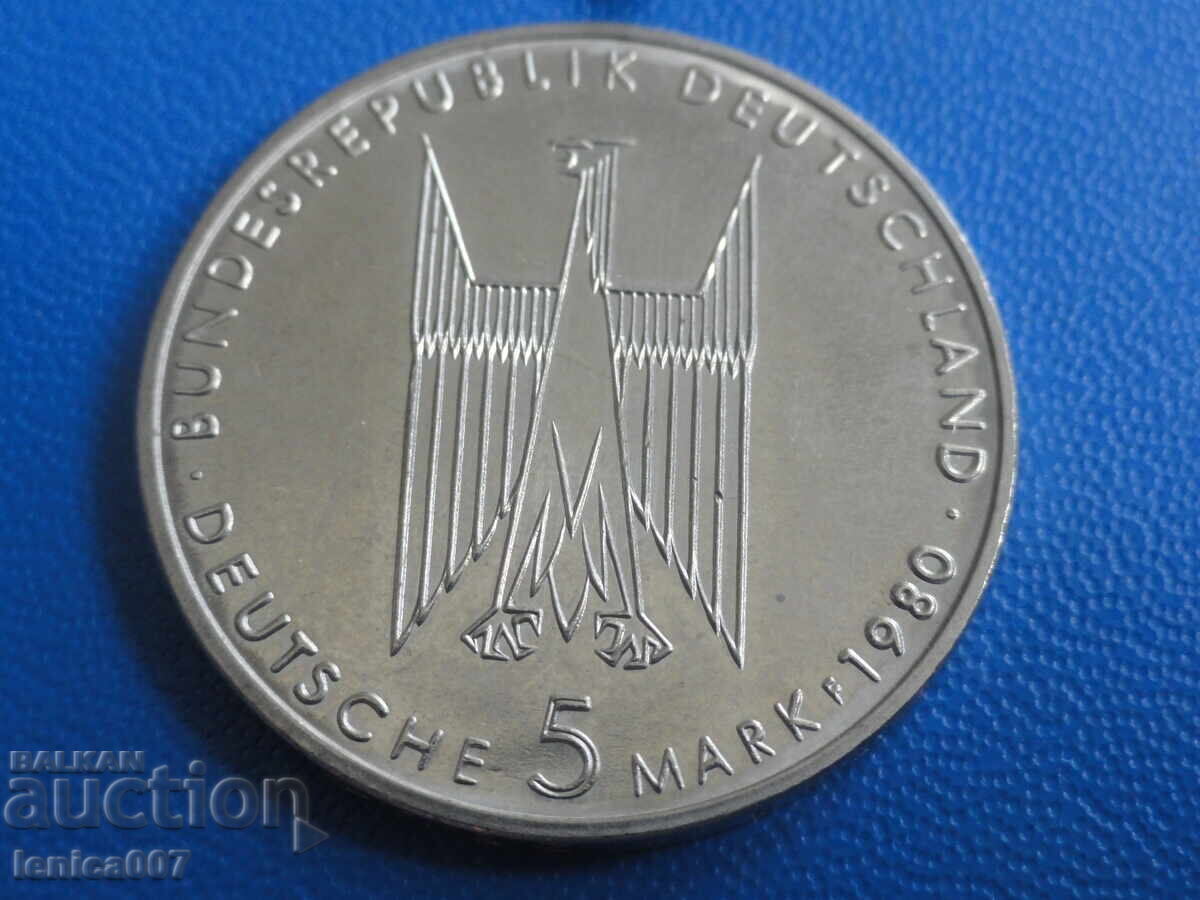 Germania 1980 - 5 mărci „Catedrala din Köln” (m) - 6