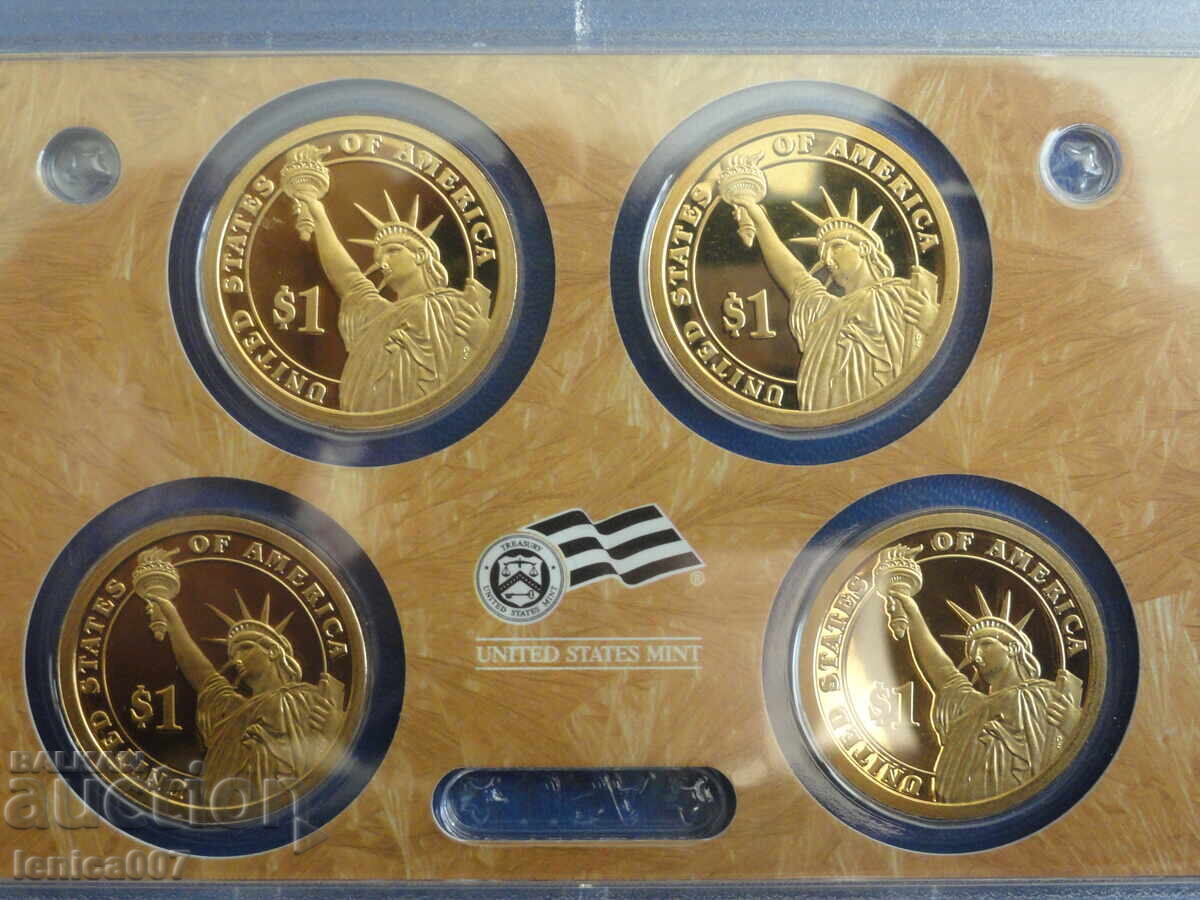 САЩ 2009г. - 1 долар ''Президенти'' Proof сет (S) с цена € 25.00 | 48.90 лв. САЩ 2009г. - 1 долар ''Президенти'' Proof сет (S) с цена € 25.00 | 48.90 лв.
