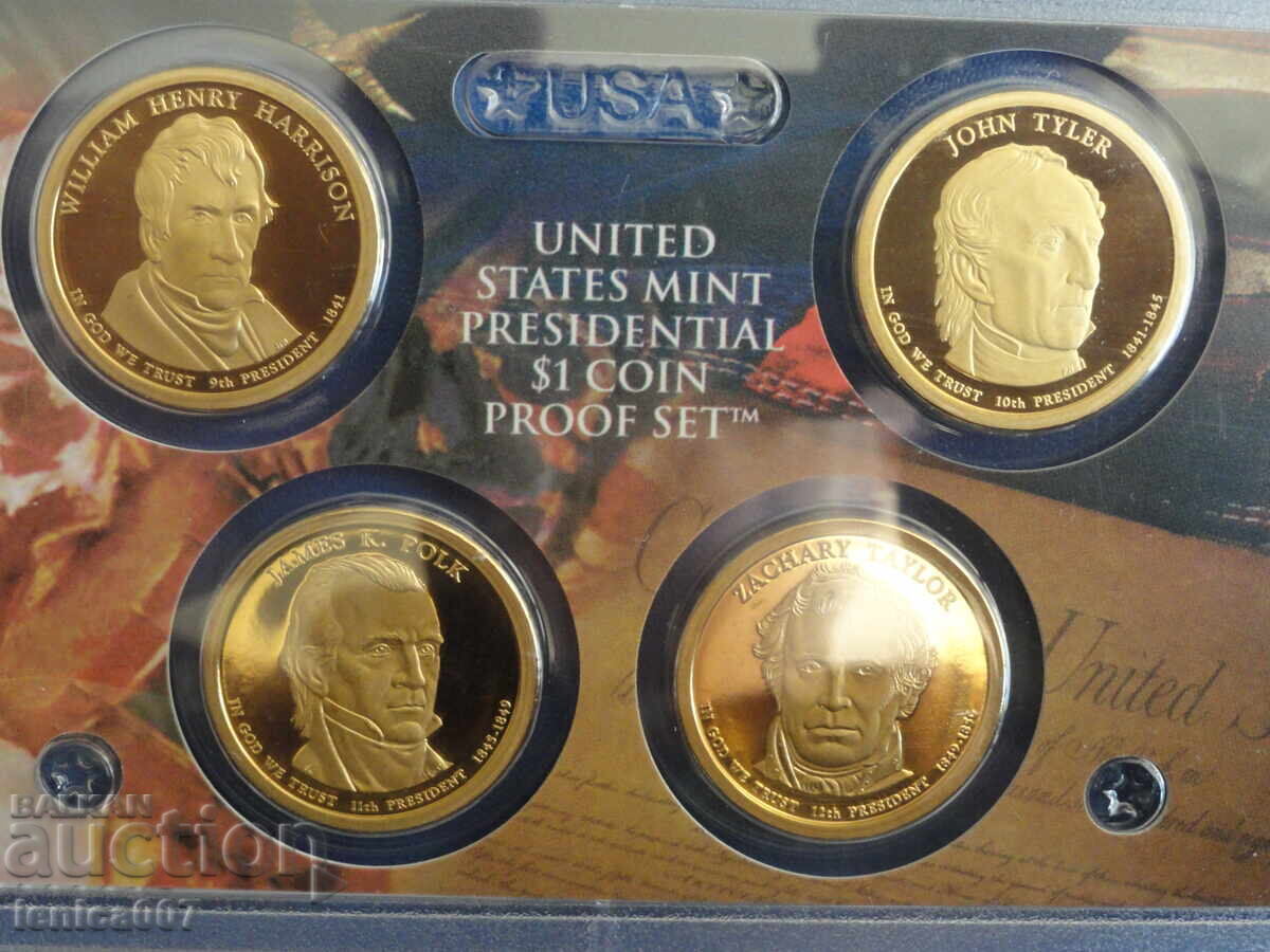 Аукцион САЩ 2009г. - 1 долар ''Президенти'' Proof сет (S) Аукцион САЩ 2009г. - 1 долар ''Президенти'' Proof сет (S)