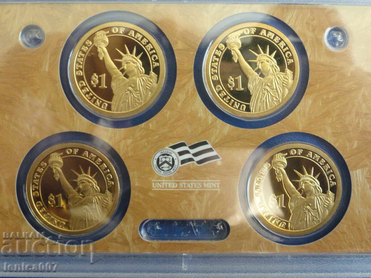 САЩ 2009г. - 1 долар ''Президенти'' Proof сет (S) - 6 САЩ 2009г. - 1 долар ''Президенти'' Proof сет (S) - 6
