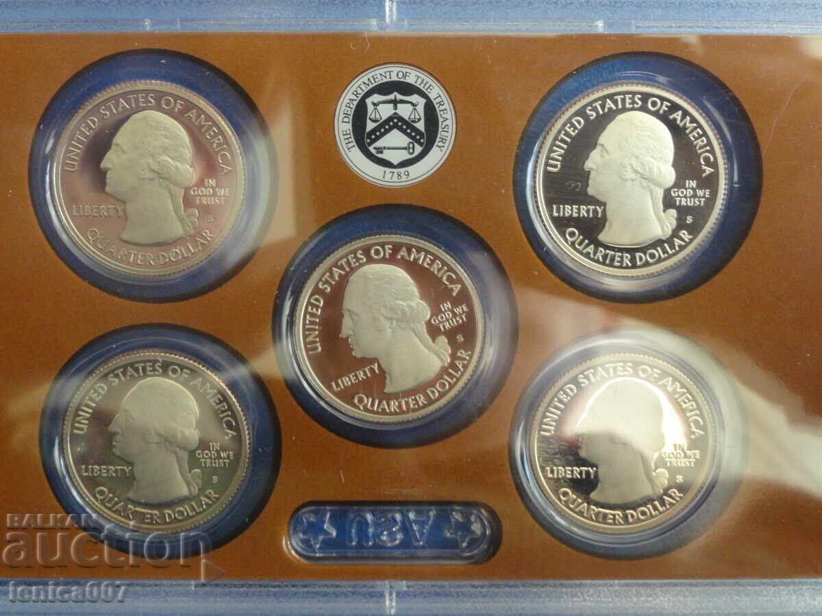 Παράδοση ΗΠΑ 2011 - Σετ 1/4 δολαρίου Proof (S)