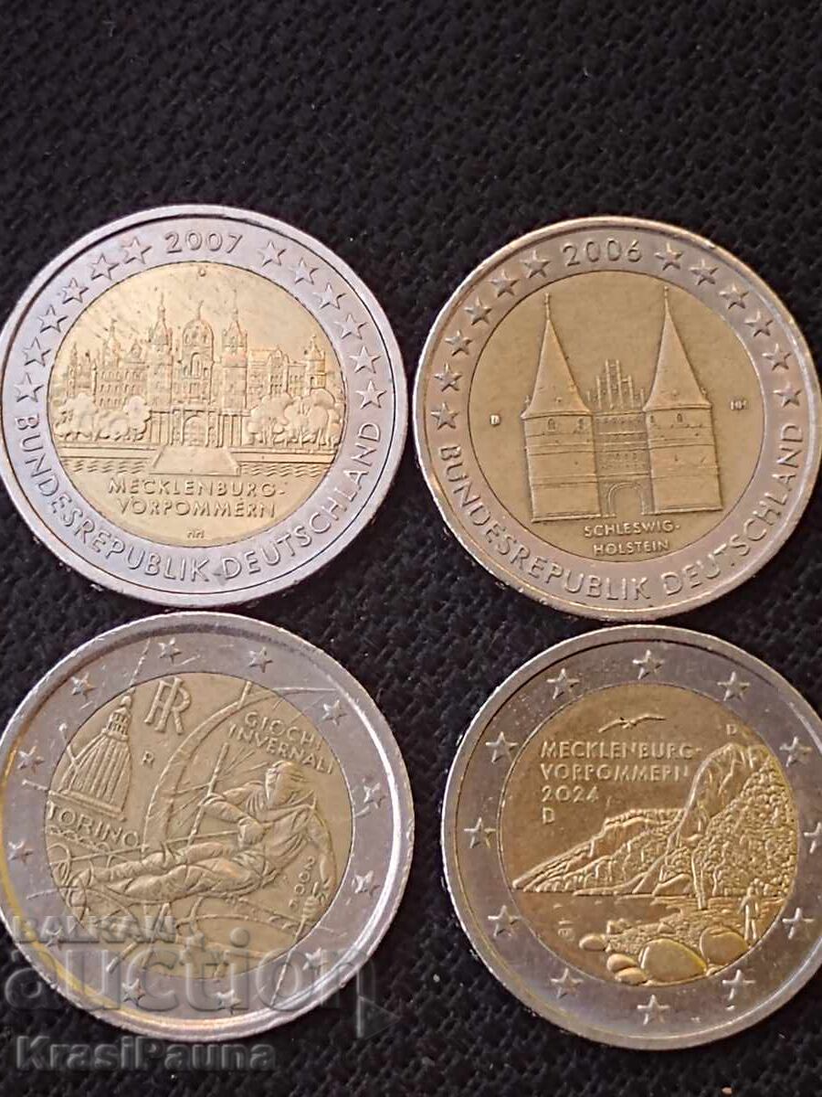 Lot de monede de 2 euro