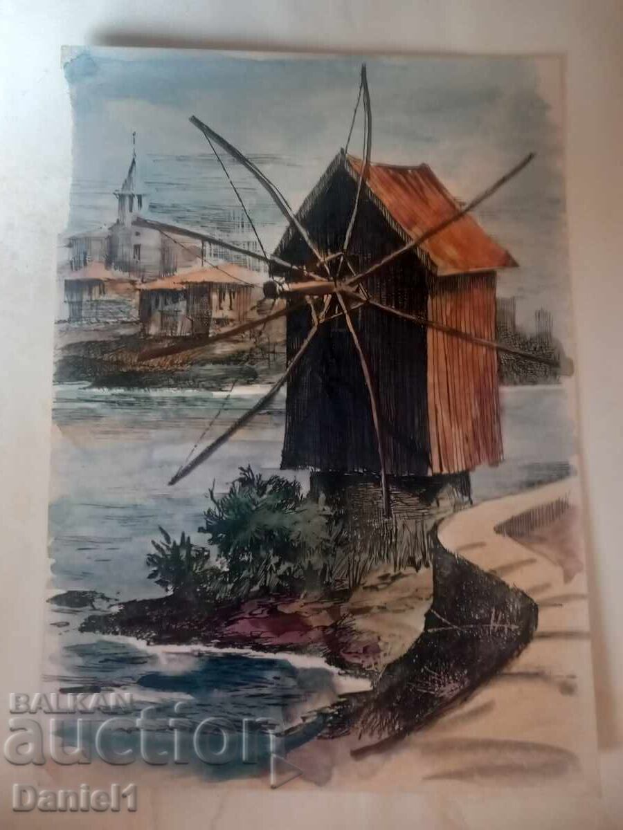 Peisaj 22,5×16 cm