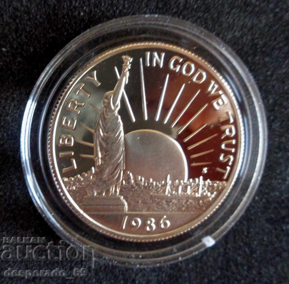(¯`'•.¸ 1/2 δολάριο 1986 ΗΠΑ UNC ¸.•'´¯) με τιμή € 14.00 | 27.38 BGN