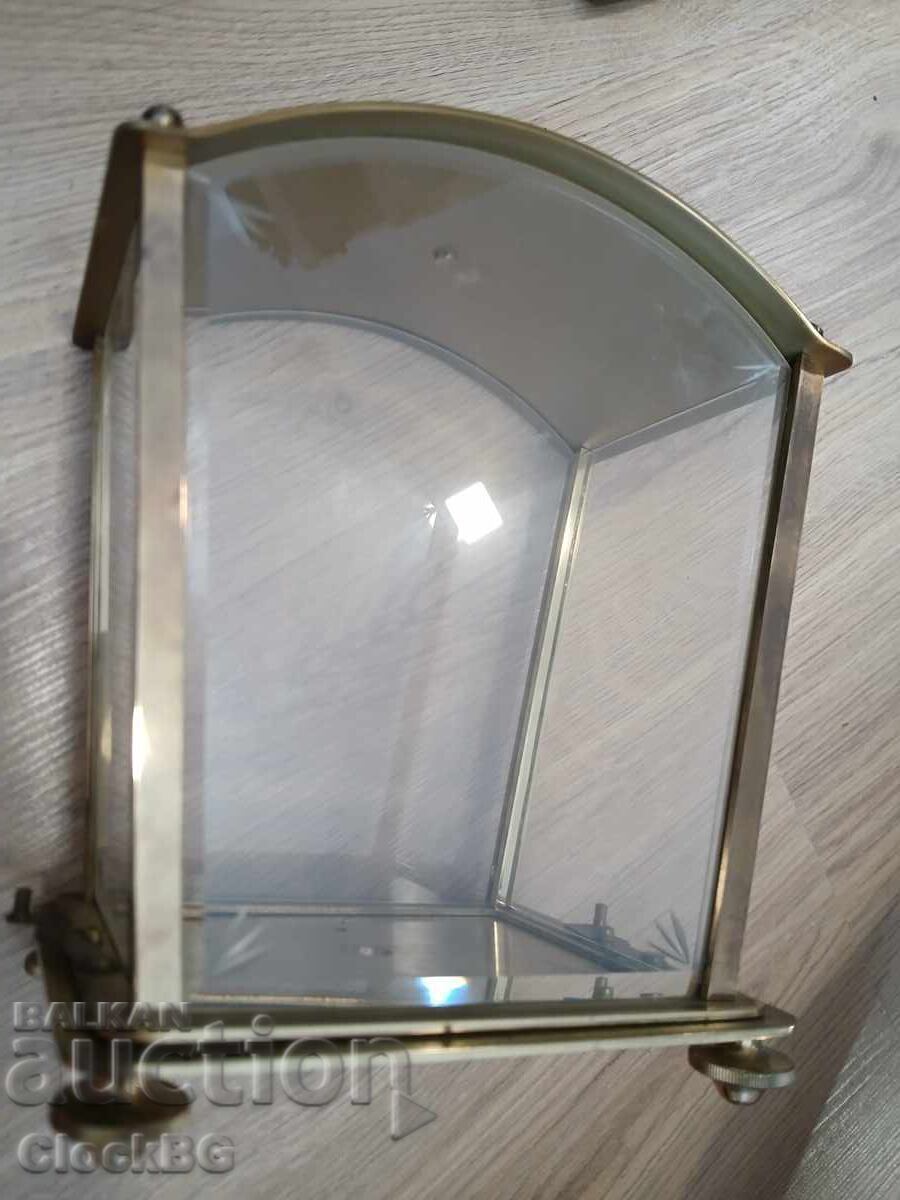 Glass and brass case of a 400-day (anniversary) clock with price € 6.99 | 13.67 BGN Glass and brass case of a 400-day (anniversary) clock with price € 6.99 | 13.67 BGN