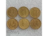 10 СТОТИНКИ 1992 - 6 БРОЯ