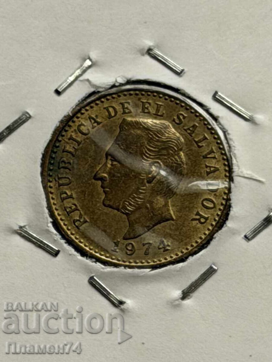 2 сентавос 1974 Ел Салвадор с цена € 3.00 | 5.87 лв. 2 сентавос 1974 Ел Салвадор с цена € 3.00 | 5.87 лв.