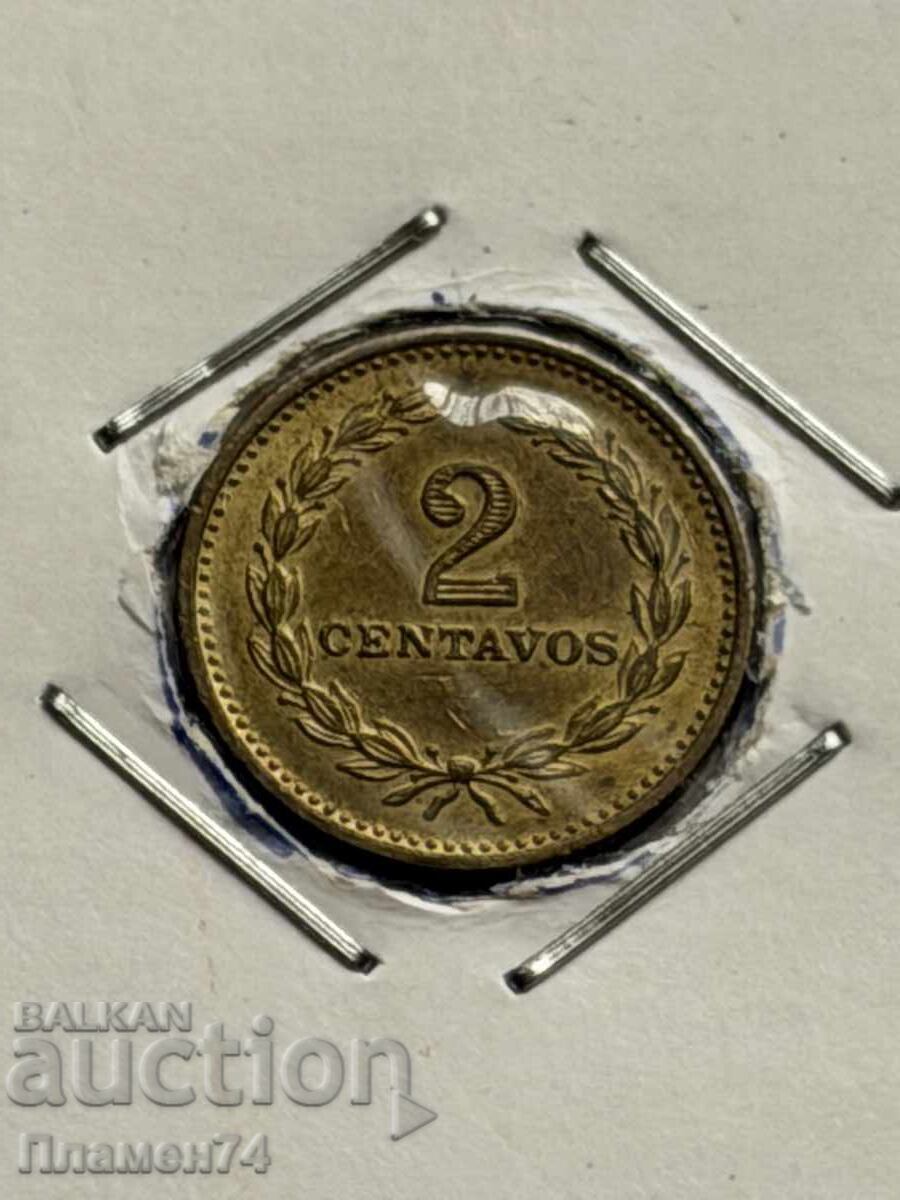 2 сентавос 1974 Ел Салвадор 2 сентавос 1974 Ел Салвадор