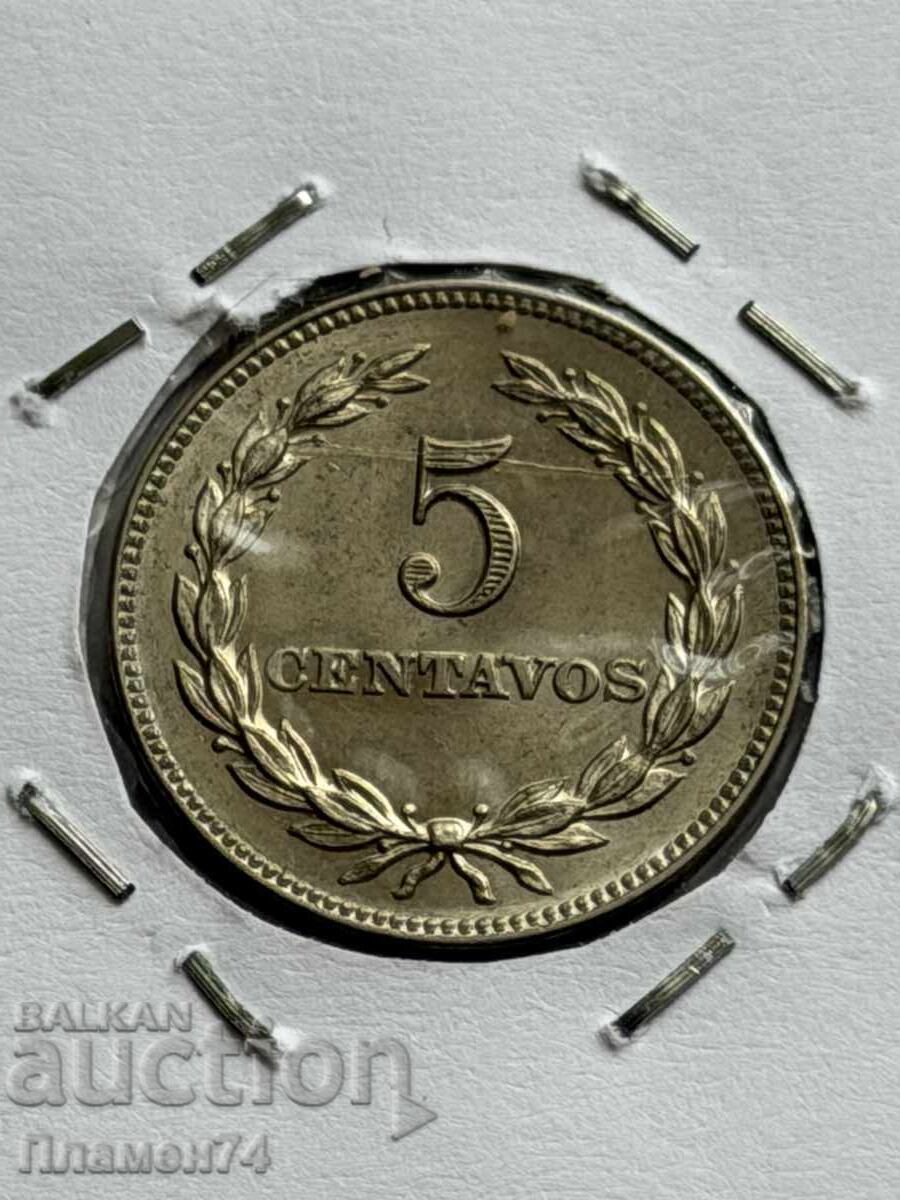 5 centavos 1977 El Salvador