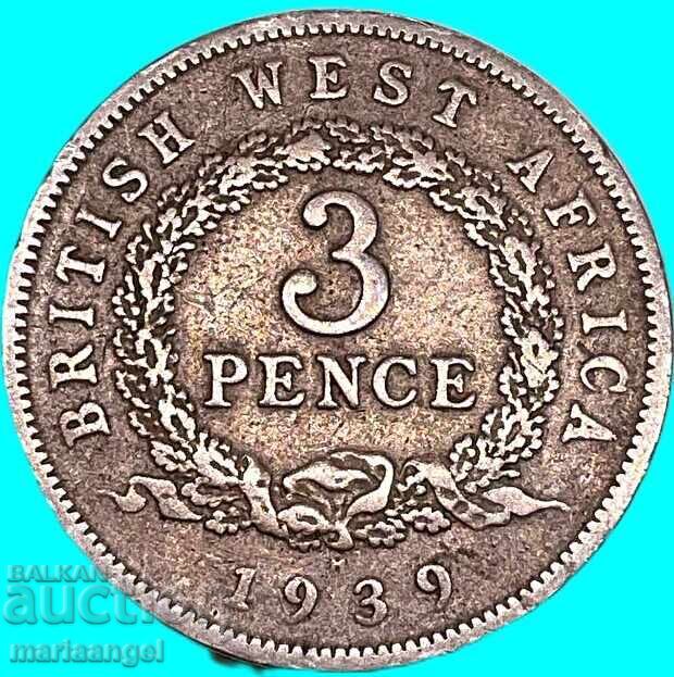 3 пенса 1938 Великобритания Джордж V - нечеста - 7