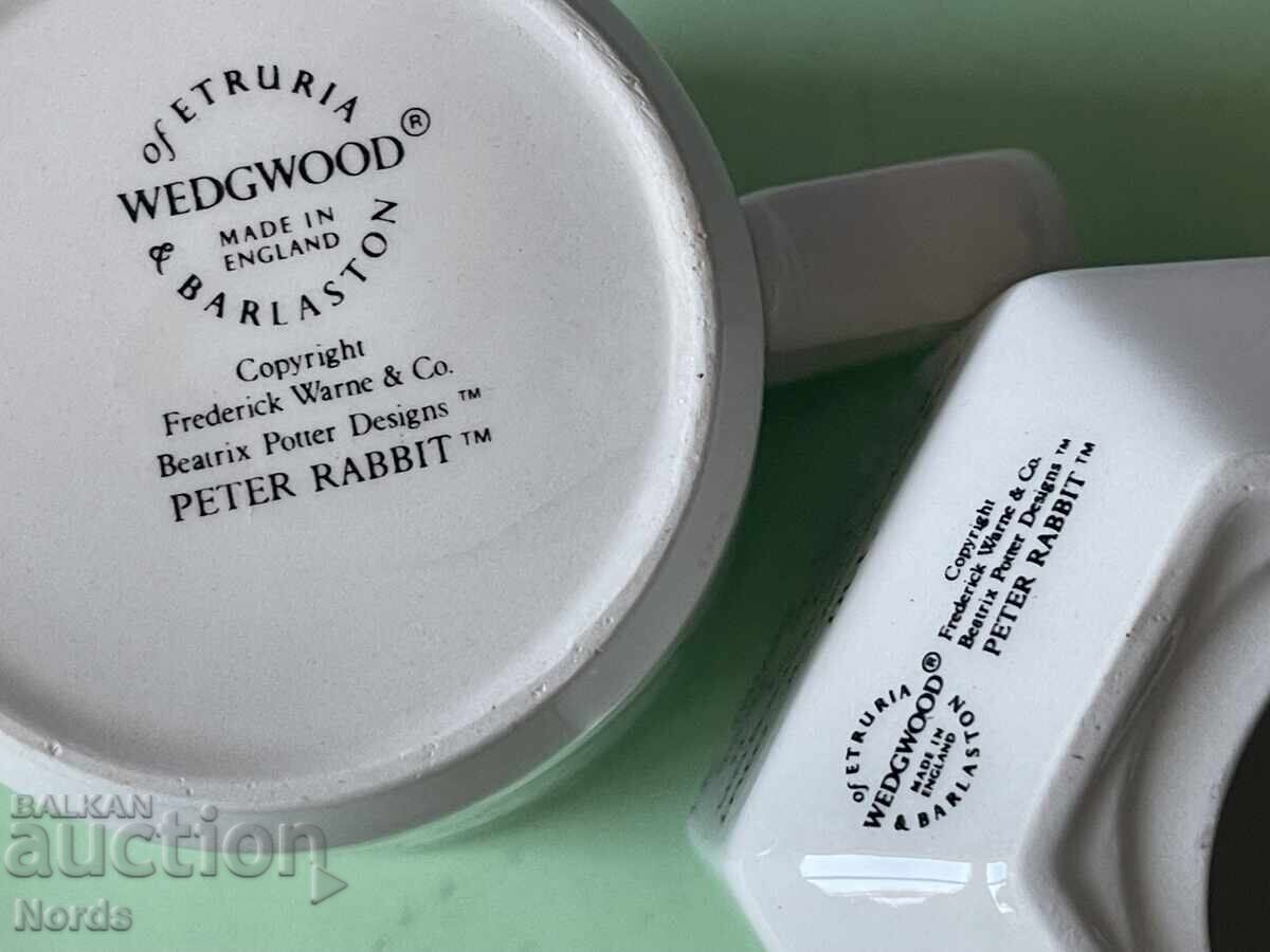Wedgwood - cup and piggy bank lot - 6