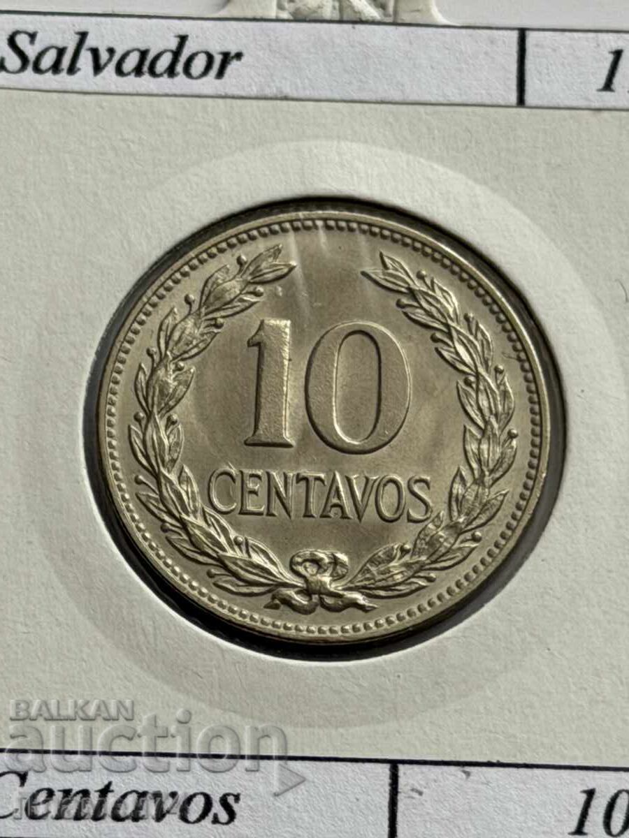 10 centavos 1977 El Salvador