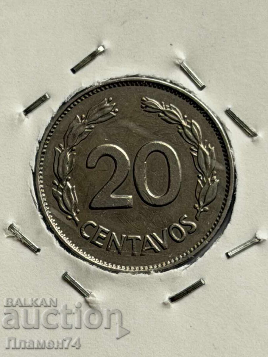 20 σεντάβος 1969 Εκουαδόρ 20 σεντάβος 1969 Εκουαδόρ