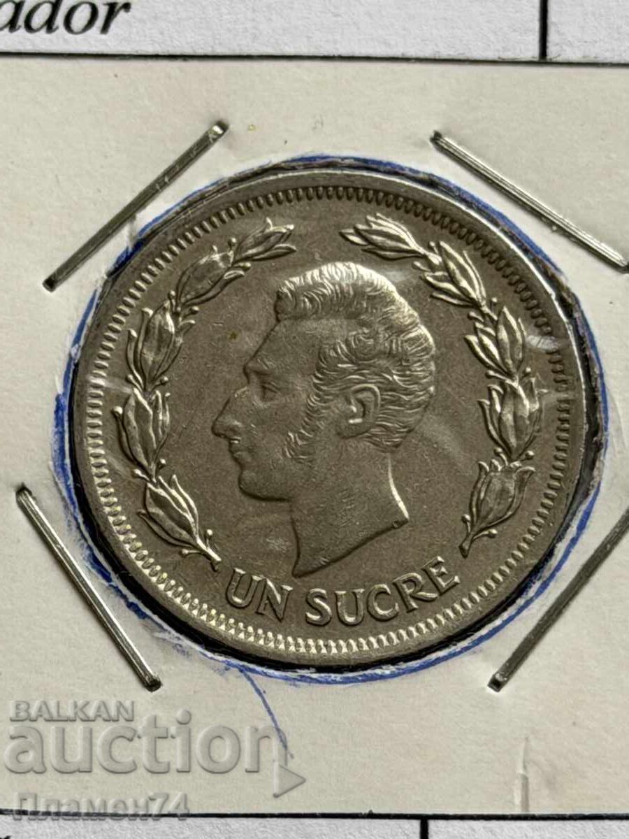 1 сукре 1974 Еквадор