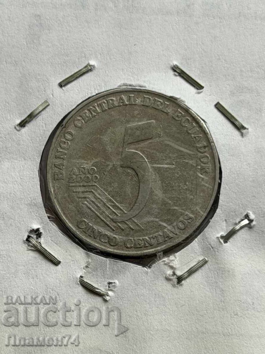 5 σεντάβος 2000 Εκουαδόρ