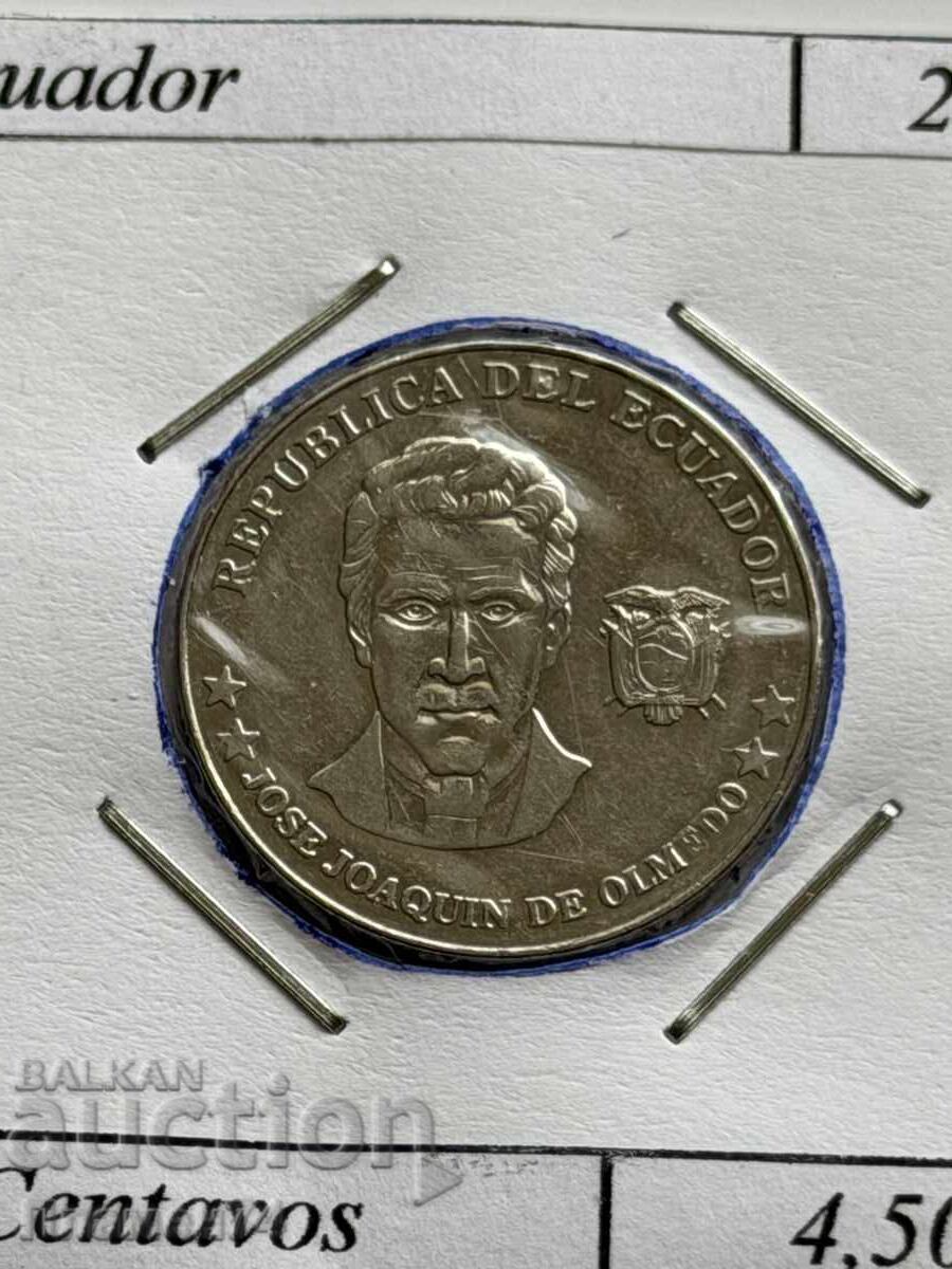 25 σεντάβος 2000 Εκουαδόρ με τιμή € 2.00 | 3.91 BGN