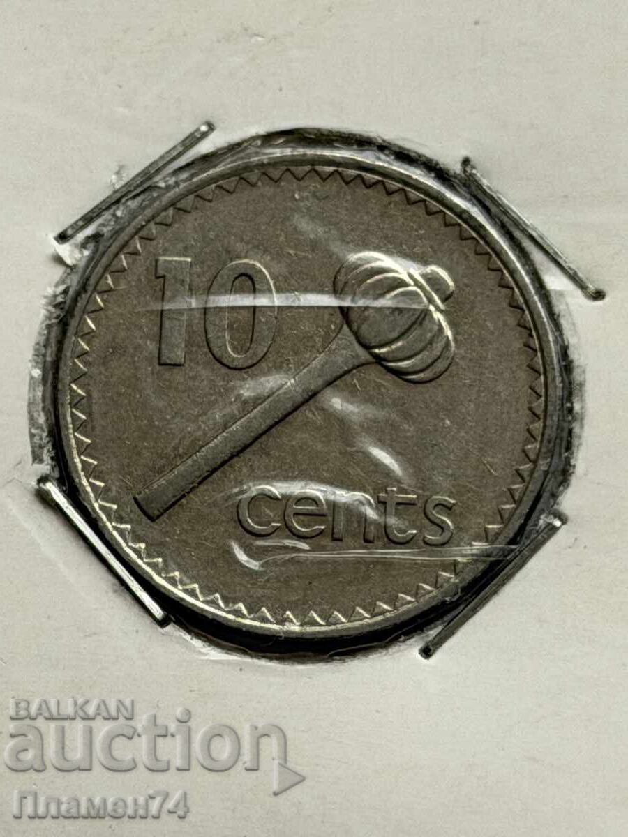 10 σεντς 1990 Φίτζι 10 σεντς 1990 Φίτζι