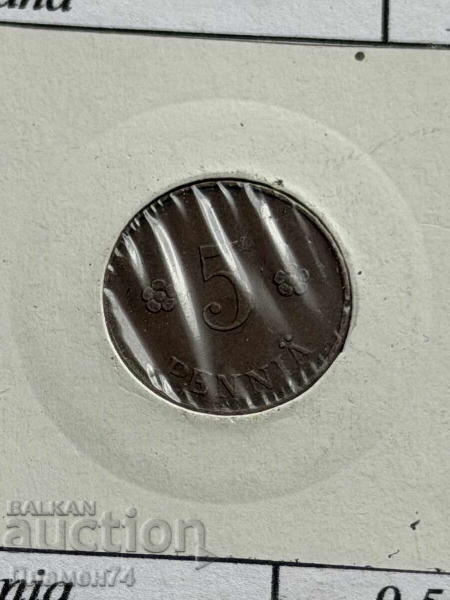5 пенита 1918 Финландия