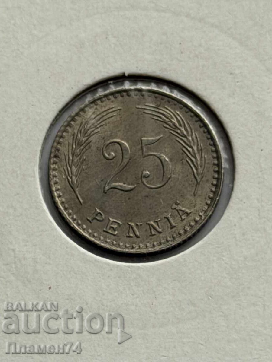 25 пенита 1921 Финландия