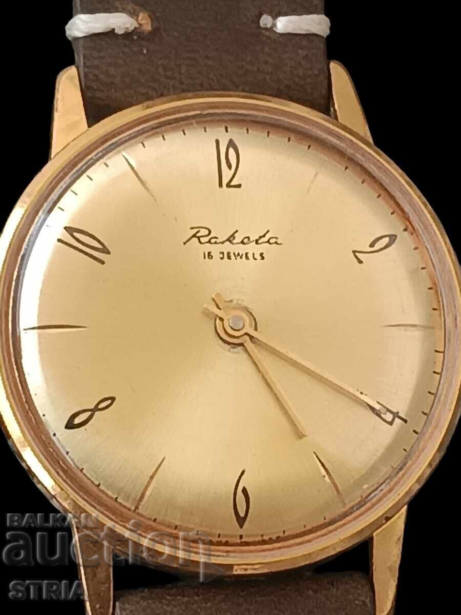 Επιχρυσωμένο ρολόι Raketa, Raketa ΕΣΣΔ Au 12,5