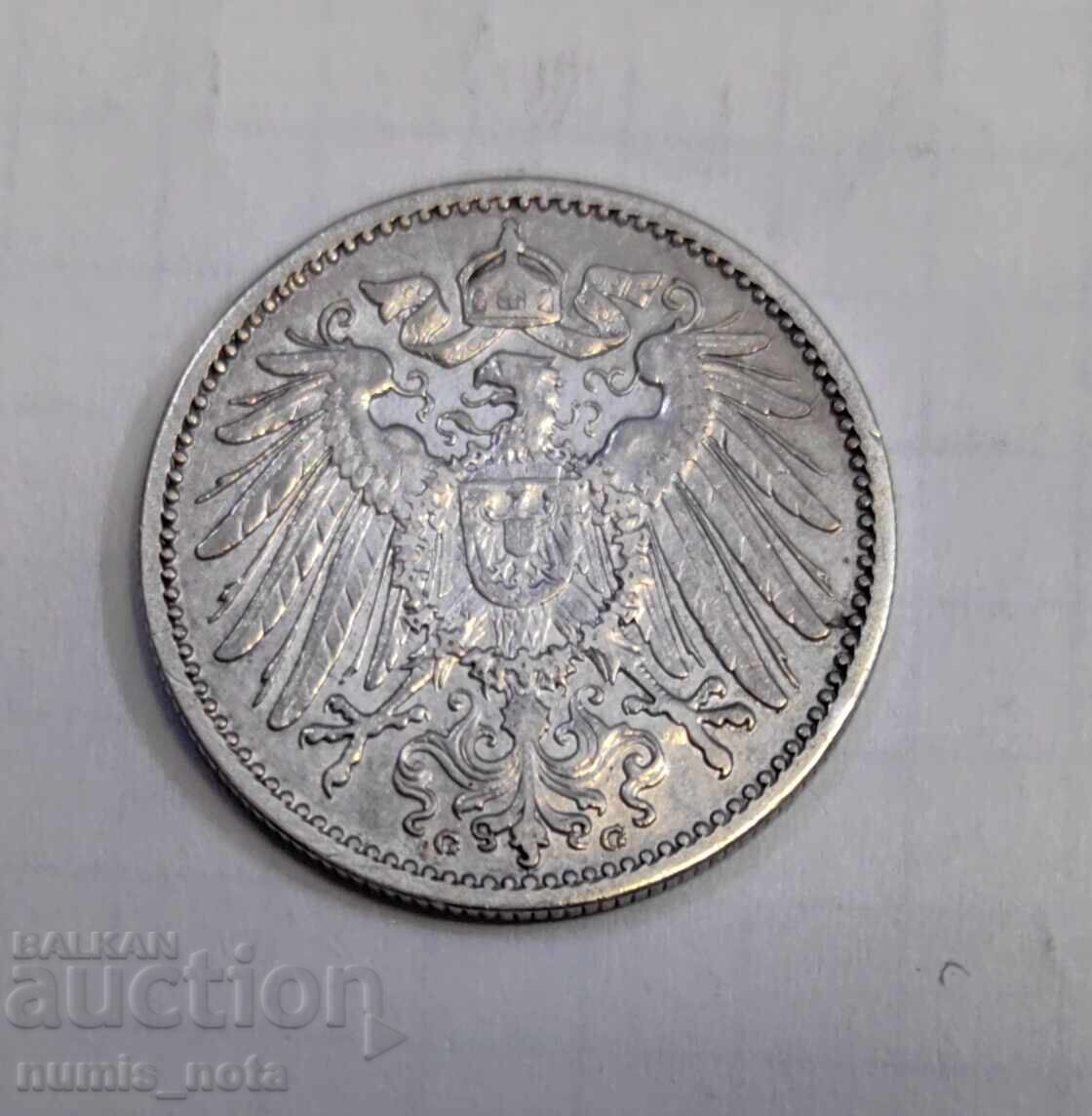 1 марка 1906 година G - Германия с цена € 35.00 | 68.45 лв.