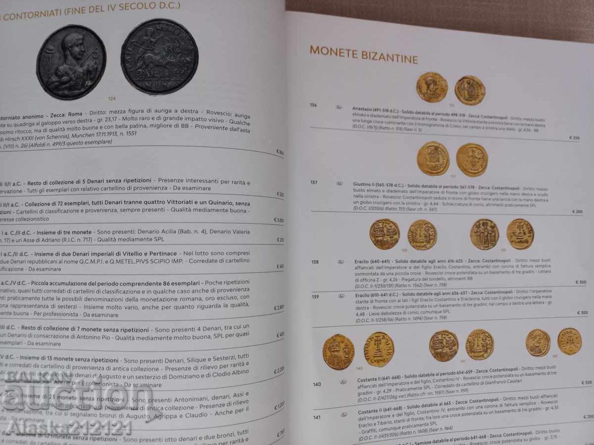 Нумизматика - Аукционен каталог за средновековни монети с цена € 5.00 | 9.78 лв.