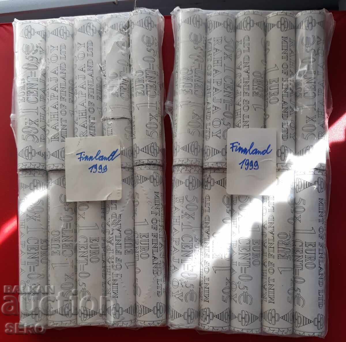 Auction  Finland - Bank roll/chips/lot of 50 pieces