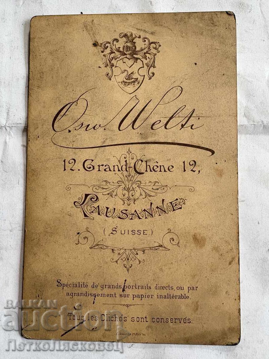 Fotografie veche pe carton Oswald Welty - Lausanne cu preț € 7.00 | 13.69 BGN Fotografie veche pe carton Oswald Welty - Lausanne cu preț € 7.00 | 13.69 BGN