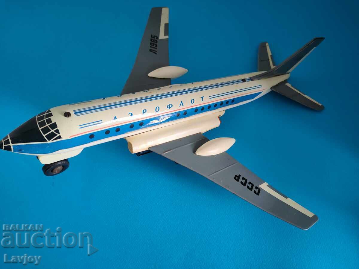 Licitație Avion 1965 Aeroflot jucărie socialistă Licitație Avion 1965 Aeroflot jucărie socialistă