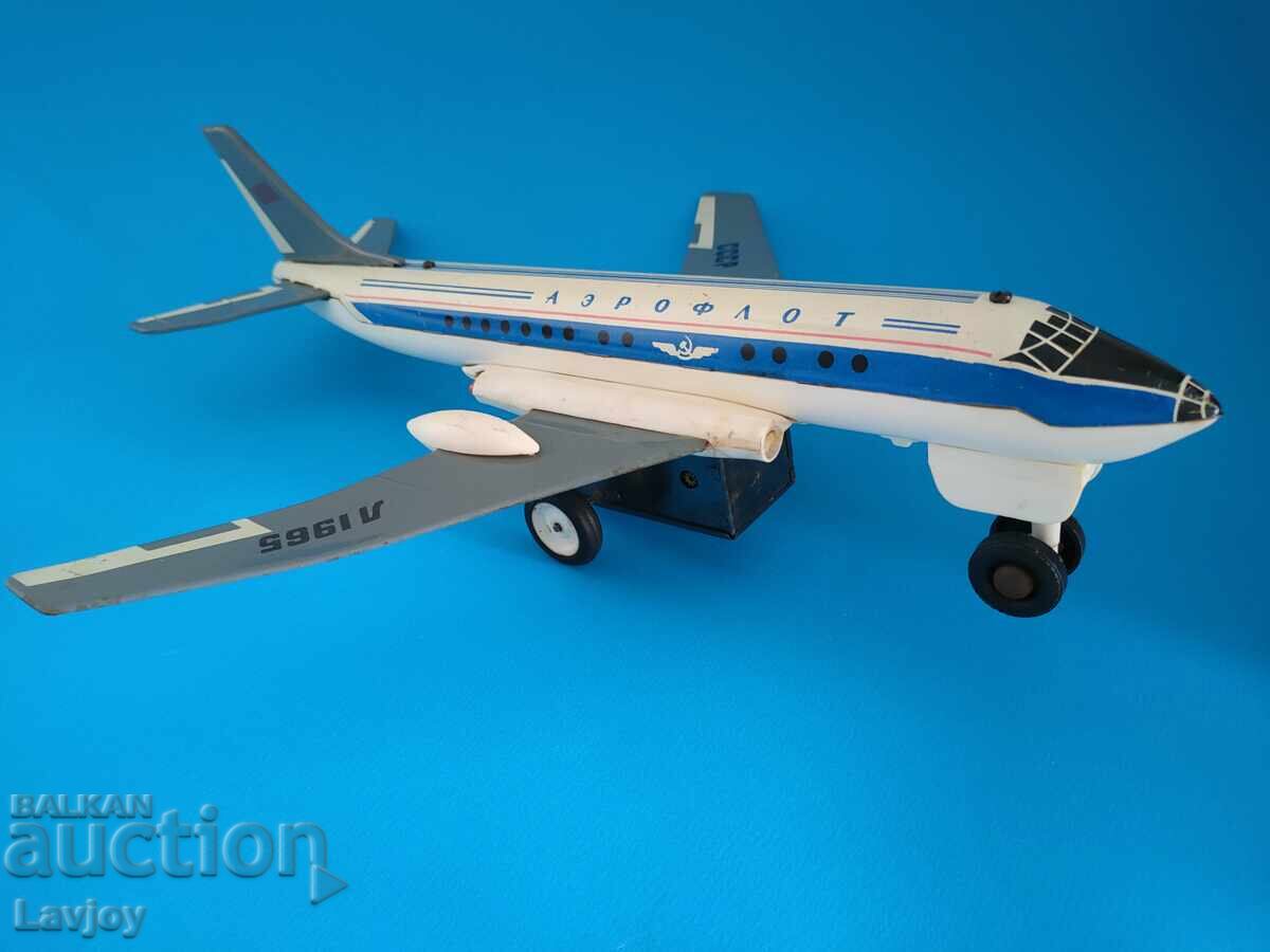 Avion 1965 Aeroflot jucărie socialistă Avion 1965 Aeroflot jucărie socialistă