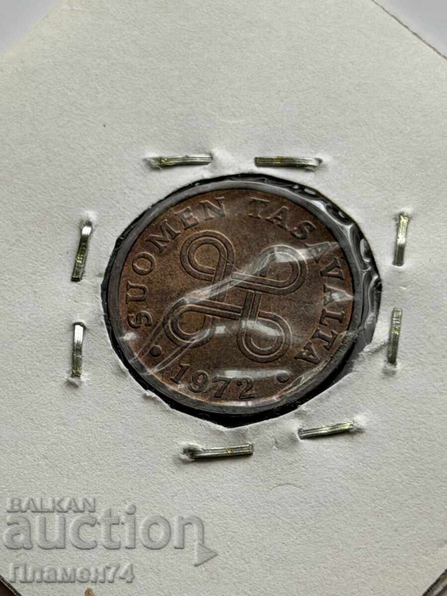 5 пенита 1972 Финландия с цена € 1.00 | 1.96 лв.
