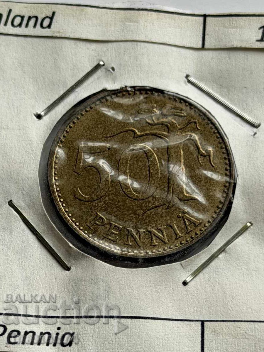 50 пенита 1972 Финландия
