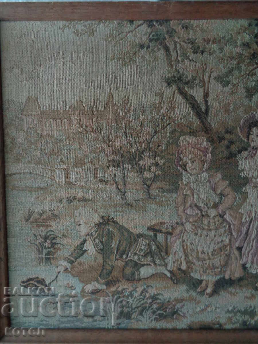 For sale: Antique French tapestry / Jacquard tapestry / Baroque with price € 30.00 | 58.68 BGN