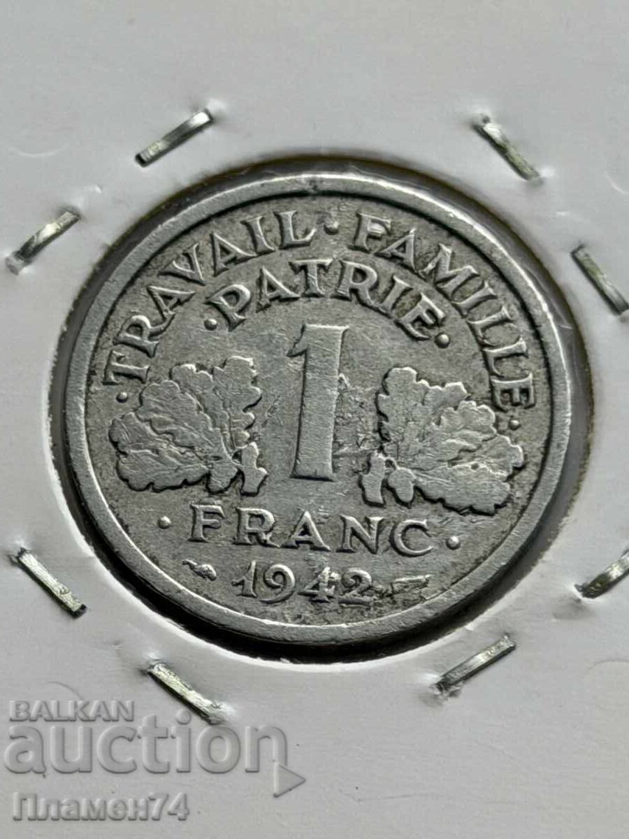 1 φράγκο 1942 Γαλλία 1 φράγκο 1942 Γαλλία