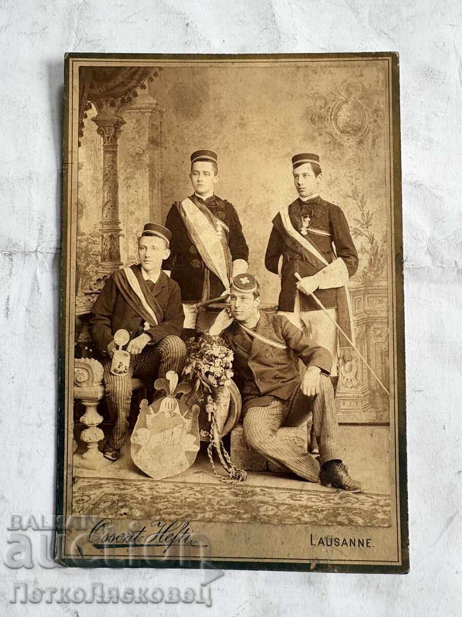 Fotografie veche pe carton Osent Hefti - Lausanne Fotografie veche pe carton Osent Hefti - Lausanne