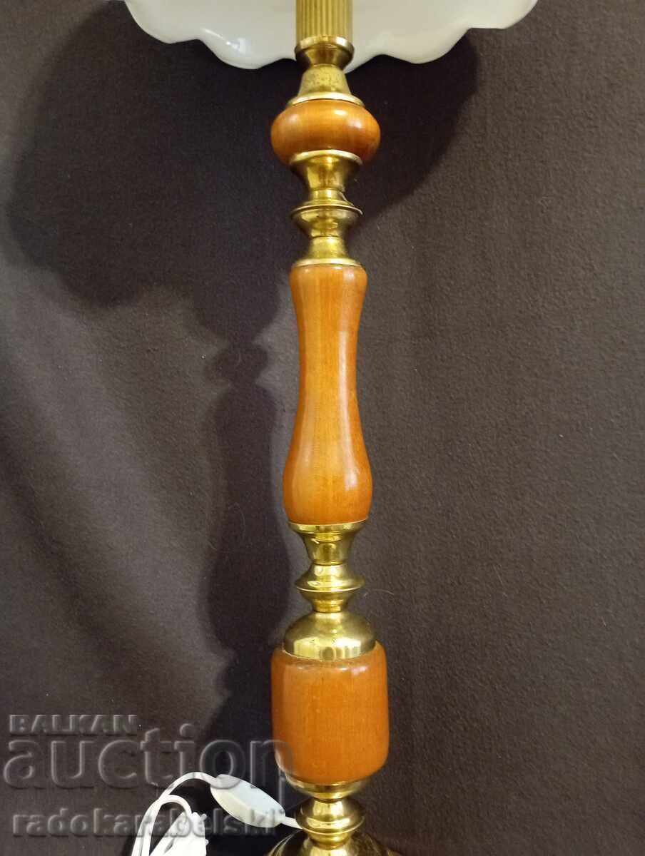 Licitație Lampă antică foarte mare - lampadar cu abajur frumos
