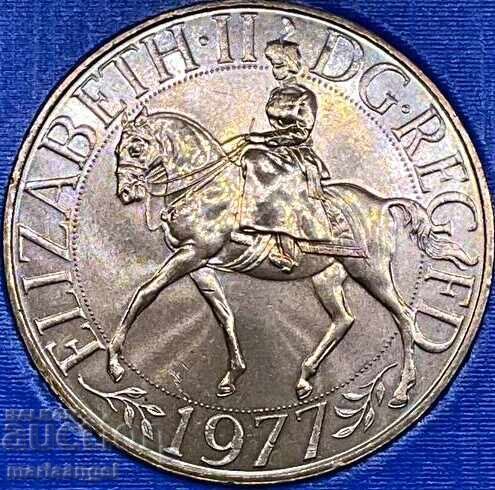 Marea Britanie 1977 25 New Pence Argint Jubiliar PP - 7