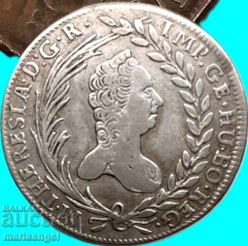 20 κρόιτσερ 1765 Αυστρία Μαρία Θηρεσία / Παναγία της Ουγγαρίας με τιμή € 48.00 | 93.88 BGN